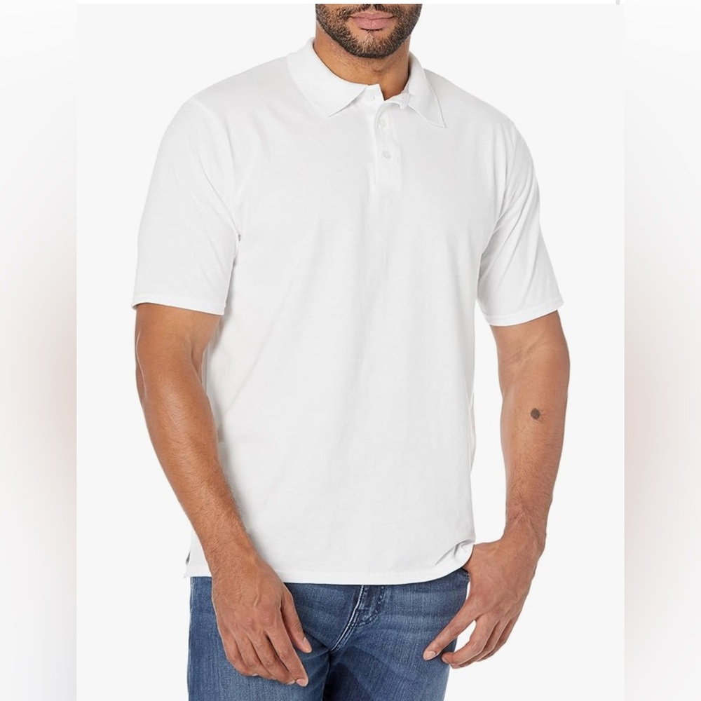 NWOT Hanes Men's X-Temp Performance Polo Shirt - Size 2XL